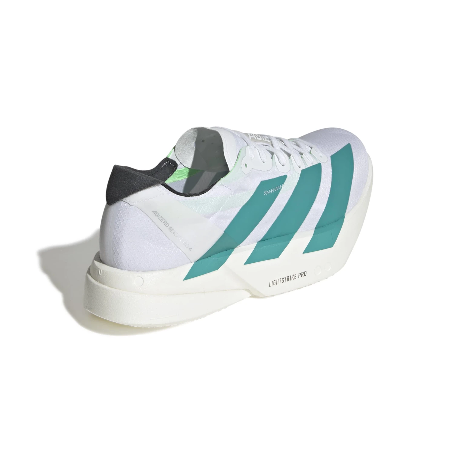 ADIDAS Women's Adizero Adios Pro 4 (FTWWHT/PURTEA/CARBON) 4 ADIDAS Women's Adizero Adios Pro 4 (FTWWHT/PURTEA/CARBON) - Image 4