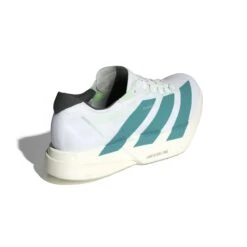 ADIDAS Men's Adizero Adios Pro 4 (FTWWHT/PURTEA/CARBON) -Shoes Fashion Store JR1267 7 FOOTWEAR Photography BackLateralTopView white