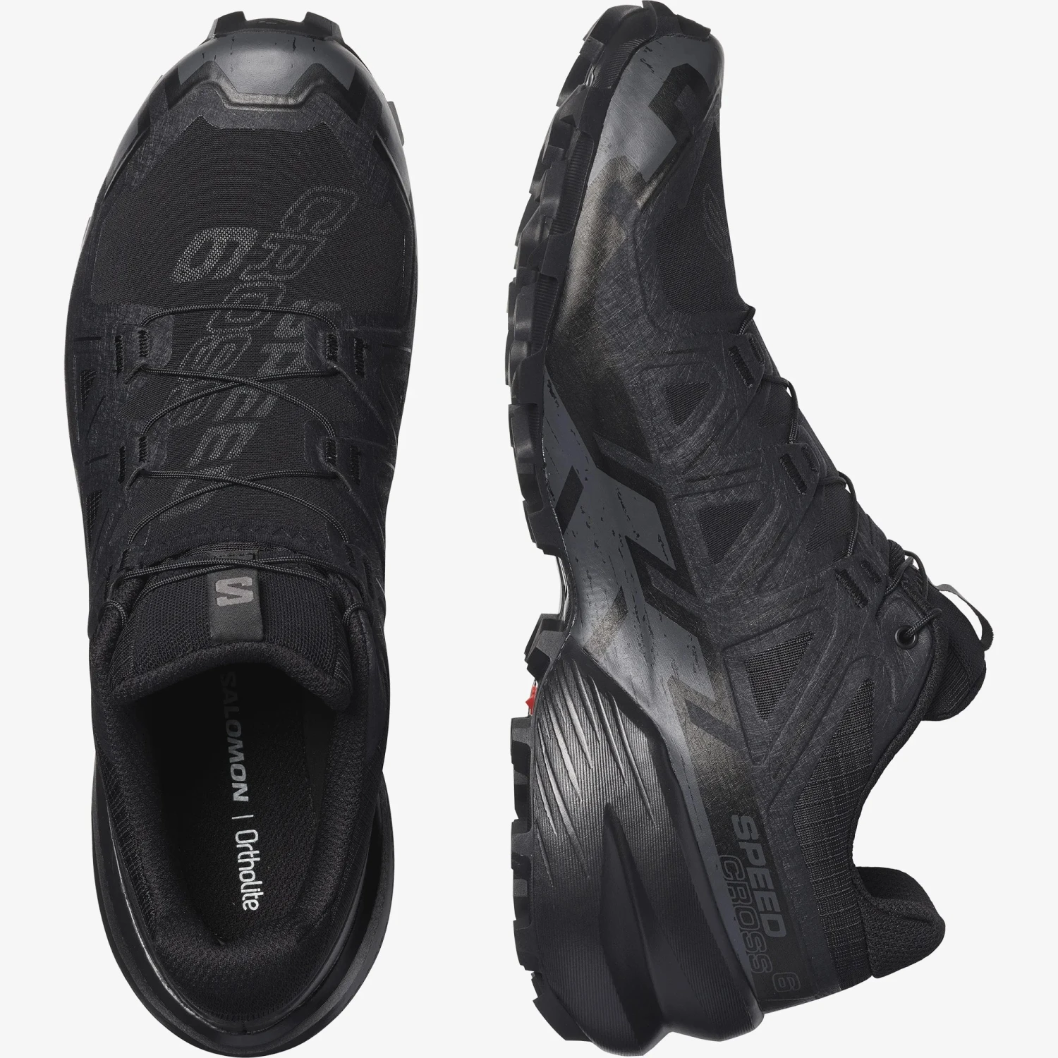 Salomon Men's Speedcross 6 (Black/Black/Phantom) 4 Salomon Men's Speedcross 6 (Black/Black/Phantom) - Image 4