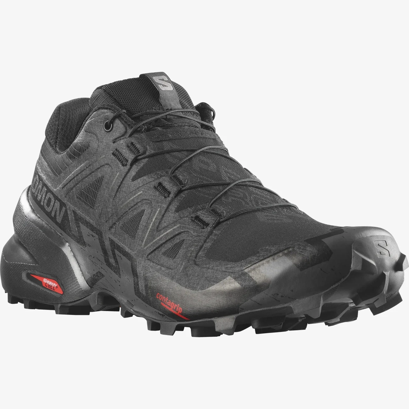 Salomon Men's Speedcross 6 (Black/Black/Phantom) 3 Salomon Men's Speedcross 6 (Black/Black/Phantom) - Image 3