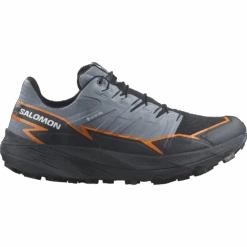 Salomon Men’s Thundercross GORE-TEX (Flint Stone/Carbon/Orange Pepper)