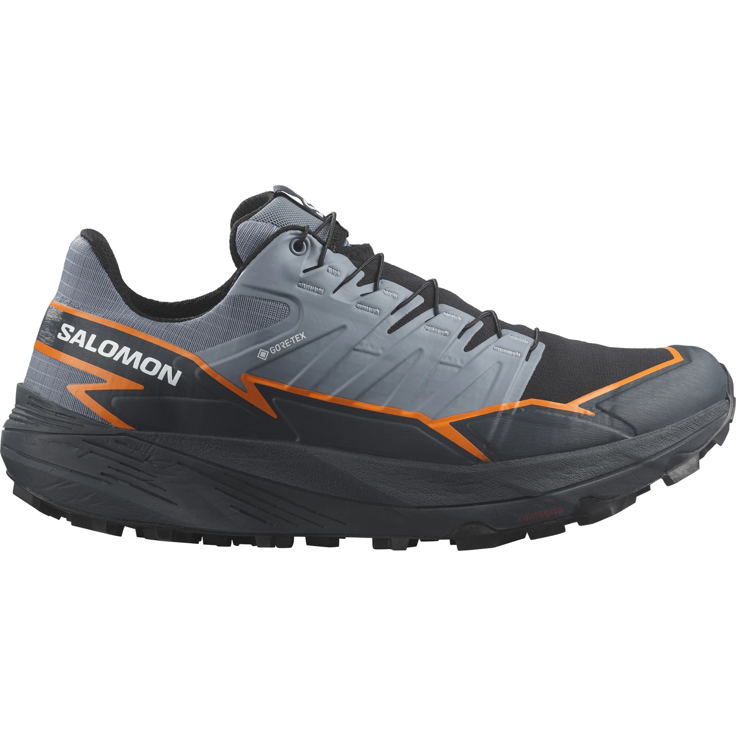 Salomon Men’s Thundercross GORE-TEX (Flint Stone/Carbon/Orange Pepper) 1 Salomon Men’s Thundercross GORE-TEX (Flint Stone/Carbon/Orange Pepper)