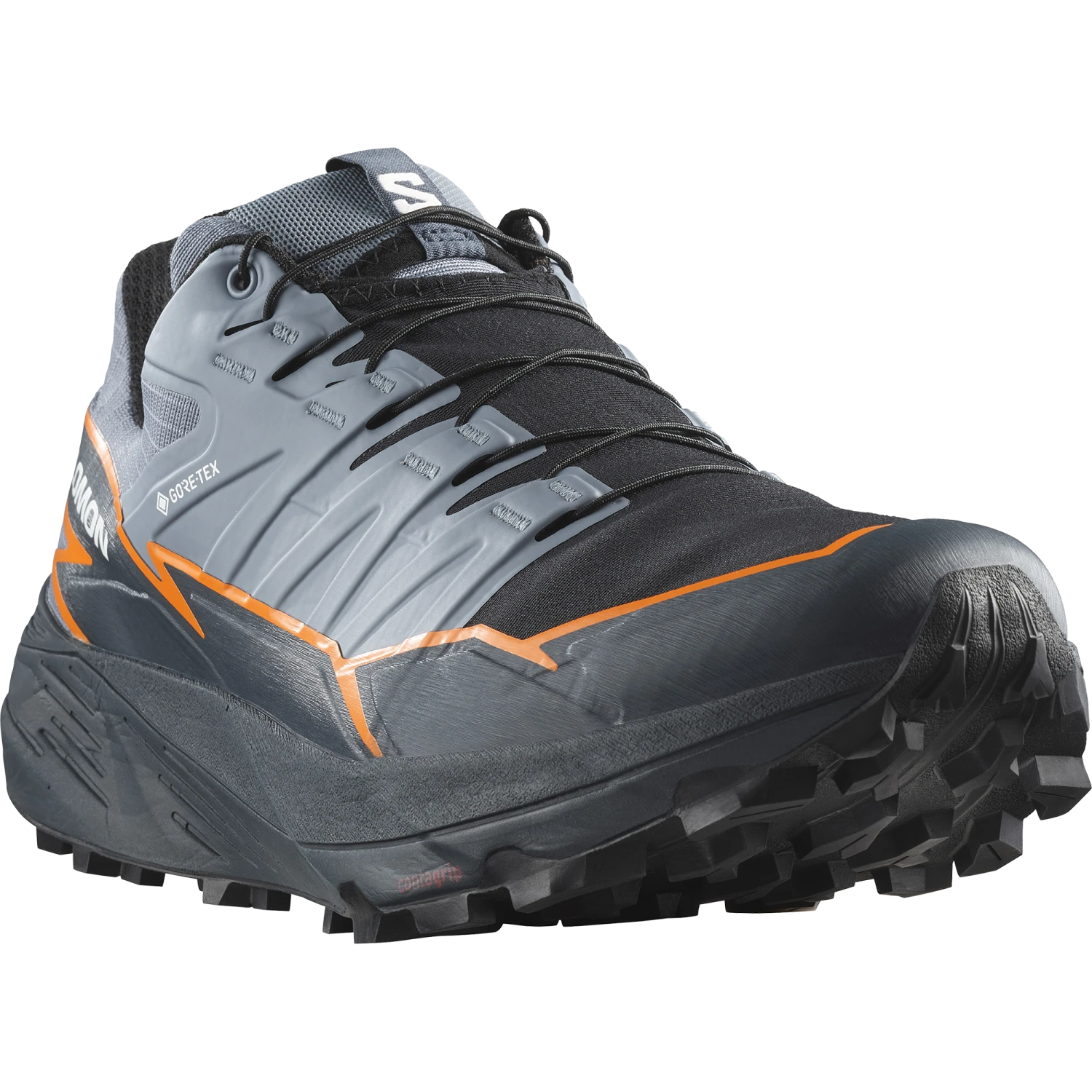 Salomon Men’s Thundercross GORE-TEX (Flint Stone/Carbon/Orange Pepper) 3 Salomon Men’s Thundercross GORE-TEX (Flint Stone/Carbon/Orange Pepper) - Image 3