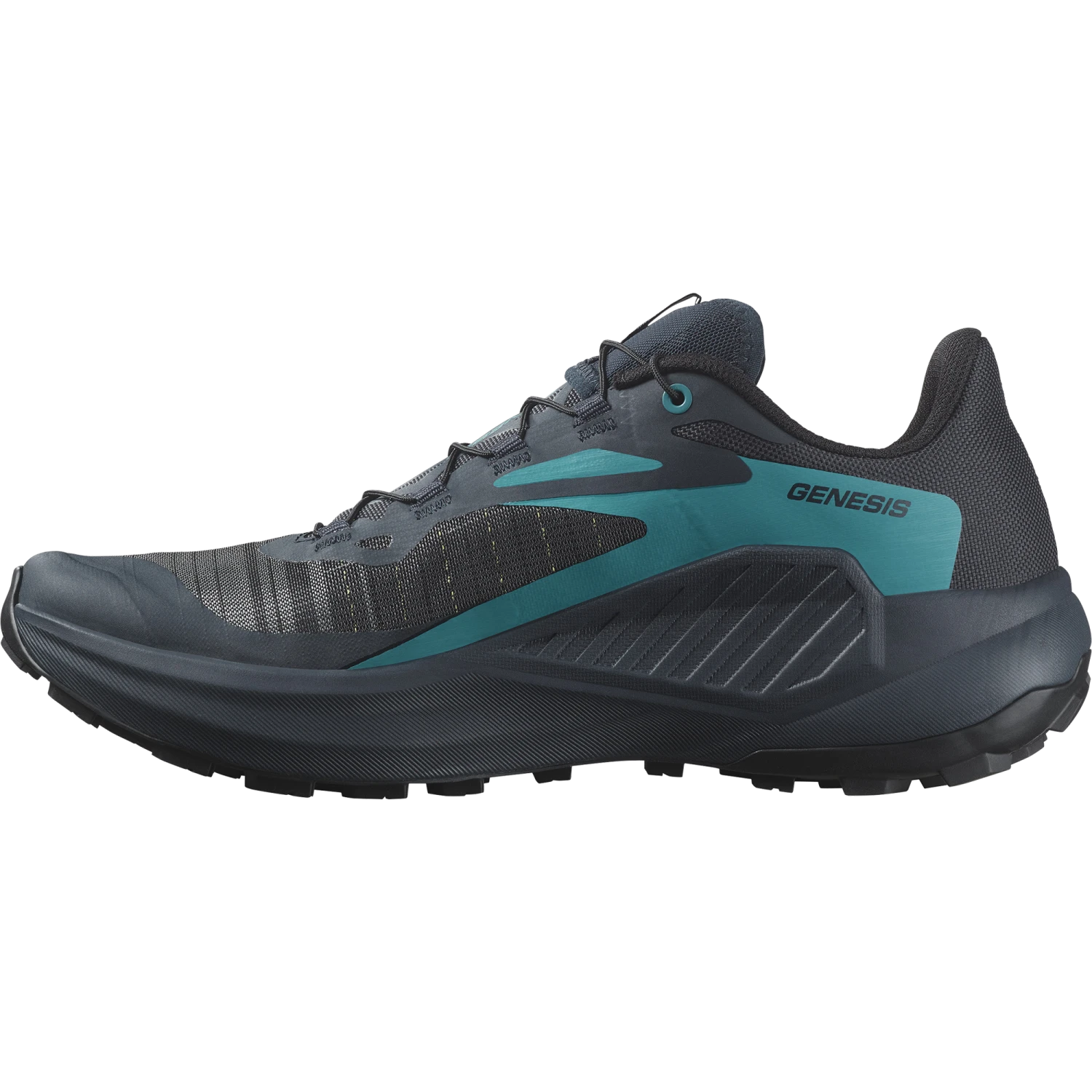 Salomon Men's Genesis (Carbon/Tahitian Tide/Quiet Shade) 2 Salomon Men's Genesis (Carbon/Tahitian Tide/Quiet Shade) - Image 2