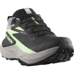 Salomon Women's Genesis GTX (Black/Gull/Patina Green) 7 Salomon Women's Genesis GTX (Black/Gull/Patina Green) -Shoes Fashion Store L47862800 5 GHO GENESISGTXWBlack G rendition JPG 2000px max