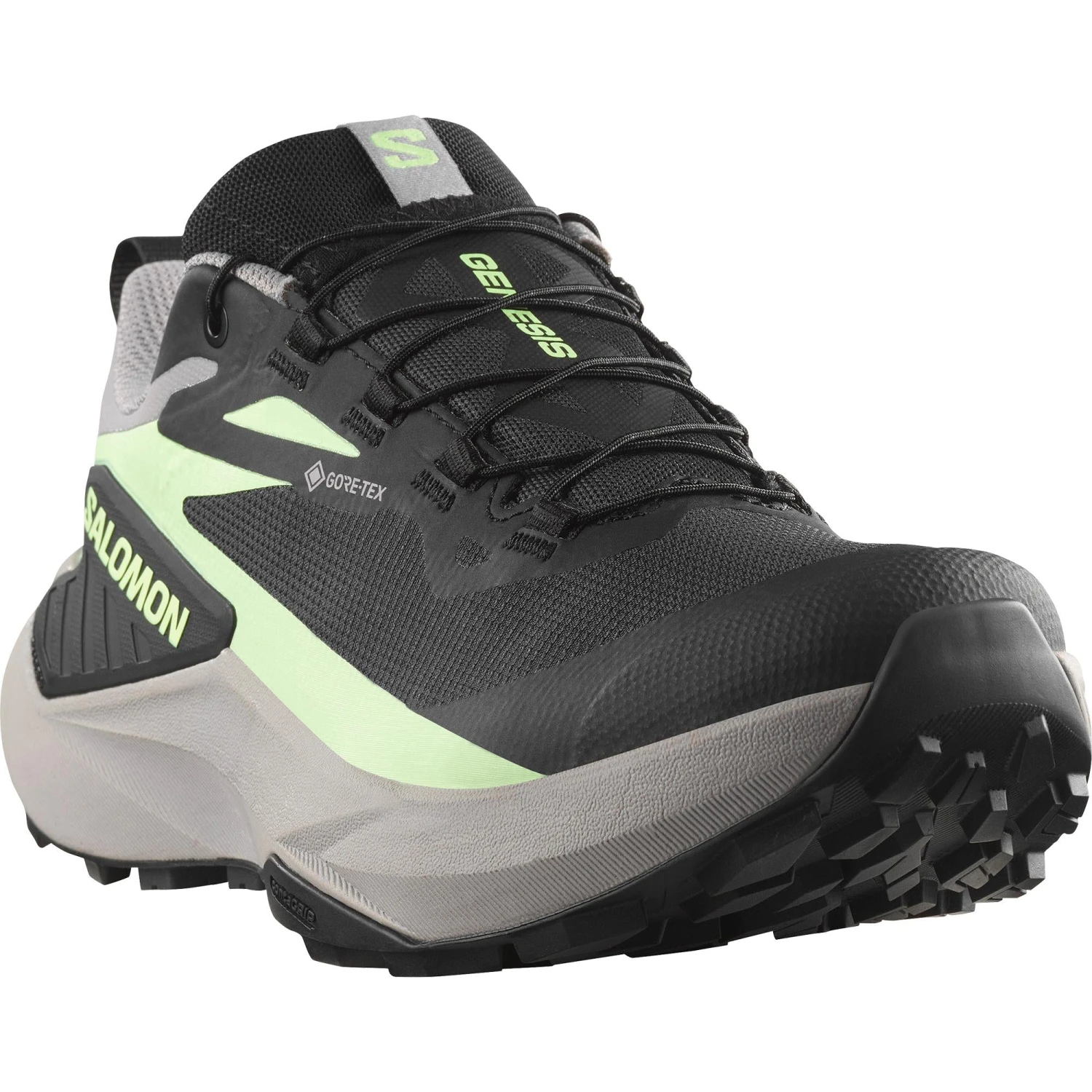 Salomon Women's Genesis GTX (Black/Gull/Patina Green) 3 Salomon Women's Genesis GTX (Black/Gull/Patina Green) - Image 3