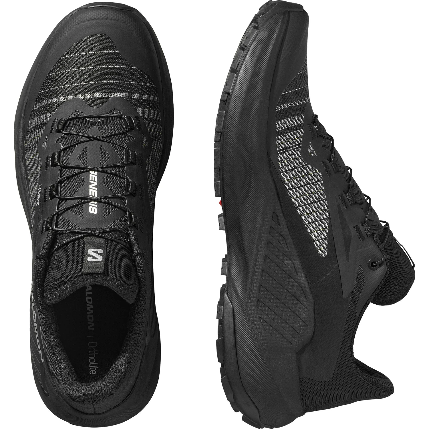 Salomon Men's Genesis (Black/Black/Ftw Silver) 4 Salomon Men's Genesis (Black/Black/Ftw Silver) - Image 4