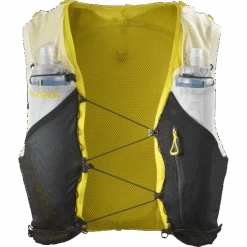Salomon ADV Skin 5 Running Vest (Vanilla Ice/Black/Sulphur Spring)