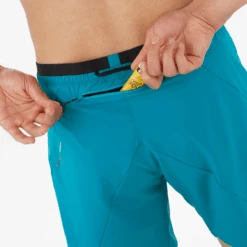 Salomon Men's Cross 7" Short (Tahitian Tide) -Shoes Fashion Store LC2197700 4 MOD cross7shorts tahitiantide backpocket m