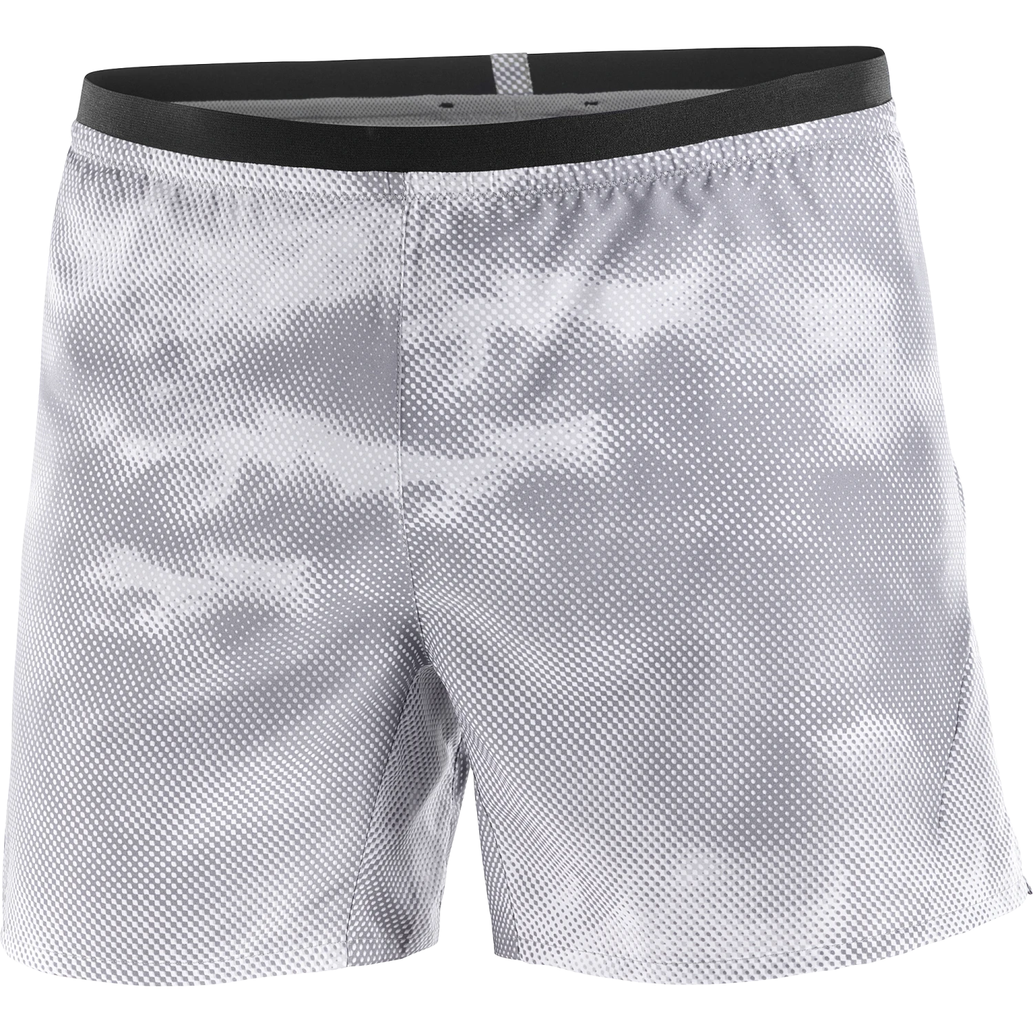 Salomon Men's Cross 5" AOP Short (White/Grey/Violet) 1 Salomon Men's Cross 5" AOP Short (White/Grey/Violet)
