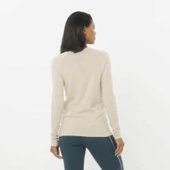 Salomon Women's Sense Aero Seamless Tee (Rainy Day) -Shoes Fashion Store LC2267000 1 MOD senseaeroseamlesstee rainyday run w