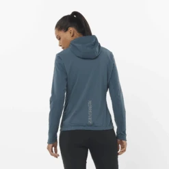 Salomon Women's Light Shell Jacket (Midnight Navy) -Shoes Fashion Store LC2267800 1 MOD lightshelljkt midnightnavy run w