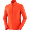 Salomon Men's Essential Lightwarm Full-Zip (Cherry Tomato)