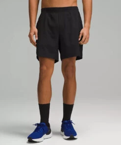 Lululemon Men’s Pace Breaker Lined Short 7” (Black)