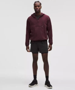 Lululemon Men's Fast And Free Lined Running Short 5" (Black) -Shoes Fashion Store LM7BKRS 0001 2