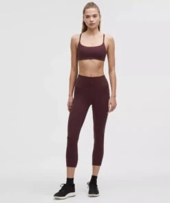 Lululemon Women's Wunder Train Strappy Racer Bra *Light Support, A/B Cup (Goodnight Plum) 9 Lululemon Women's Wunder Train Strappy Racer Bra *Light Support, A/B Cup (Goodnight Plum) -Shoes Fashion Store LW2DQ0S 068585 3