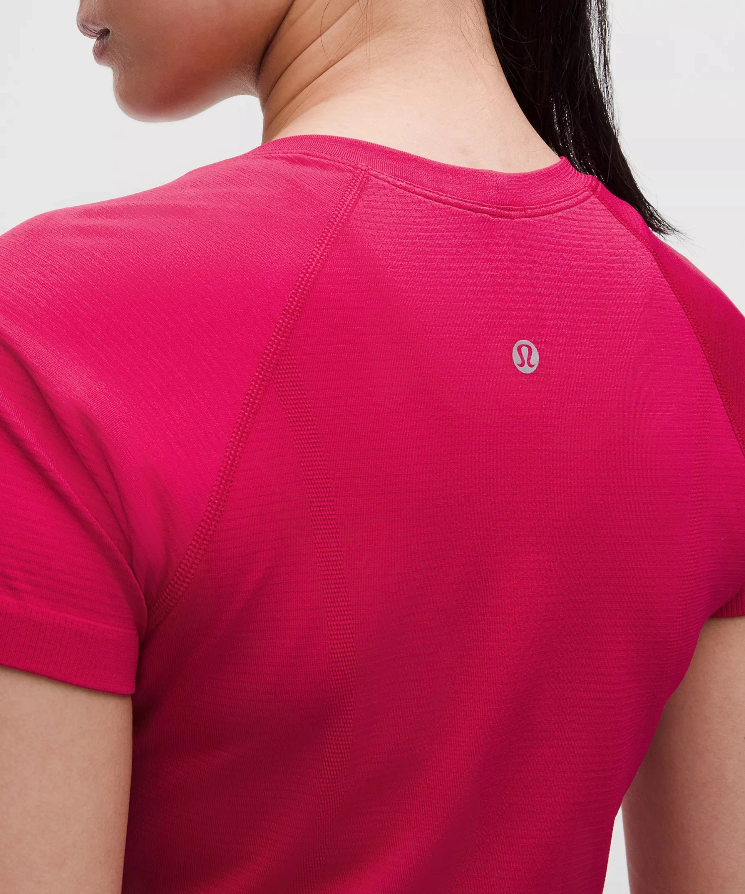 Lululemon Women's Swiftly Tech Short-Sleeve Shirt 2.0 *Hip Length (Pink Dragonfruit) 2 Lululemon Women's Swiftly Tech Short-Sleeve Shirt 2.0 *Hip Length (Pink Dragonfruit) - Image 2