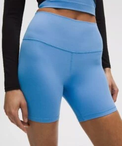 Lululemon Women's Align™ High Rise Short 6" (Pool Party) -Shoes Fashion Store LW7BTIS 025461 1