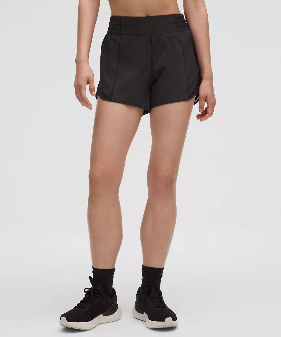 Lululemon Women’s Hotty Hot High Rise Short 4” *Lined (Black) 1 Lululemon Women’s Hotty Hot High Rise Short 4” *Lined (Black)