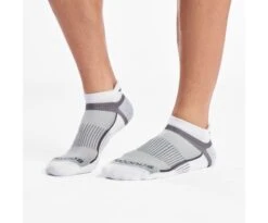 Saucony Inferno No Show Tab 3-Pack Socks (100 - White) 5 Saucony Inferno No Show Tab 3-Pack Socks (100 - White) -Shoes Fashion Store M22170 100 1