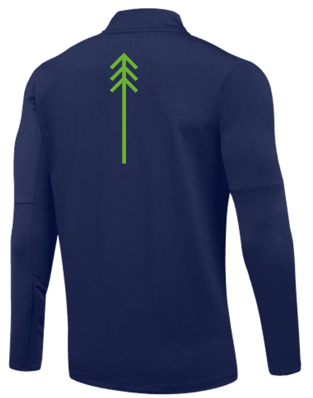 Women's Minnesota Distance Elite Element DRI-Fit Half Zip (Navy) 2 Women's Minnesota Distance Elite Element DRI-Fit Half Zip (Navy) - Image 2