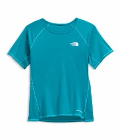The North Face Women's Sunriser Short-Sleeve (Deep Teal) -Shoes Fashion Store NF0A8BBX6GO ALTFRONT