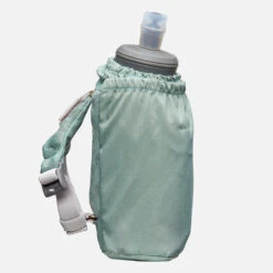 Nathan Pinnacle Soft Flask Handheld 18oz (Sage Green/Reflective Silver) -Shoes Fashion Store NS70700 50213 Pinnacle 18ozSoftFlask side 1000x cb89d52e b20e 4188 813d 913949686d5a