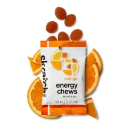 Skratch Labs Sport Energy Chews -Shoes Fashion Store OrangeEnergyChewSportFuelSingleFront