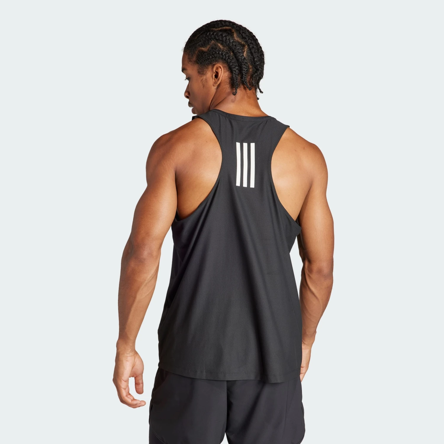 ADIDAS Men's OTR Base Tank (Black) 2 ADIDAS Men's OTR Base Tank (Black) - Image 2