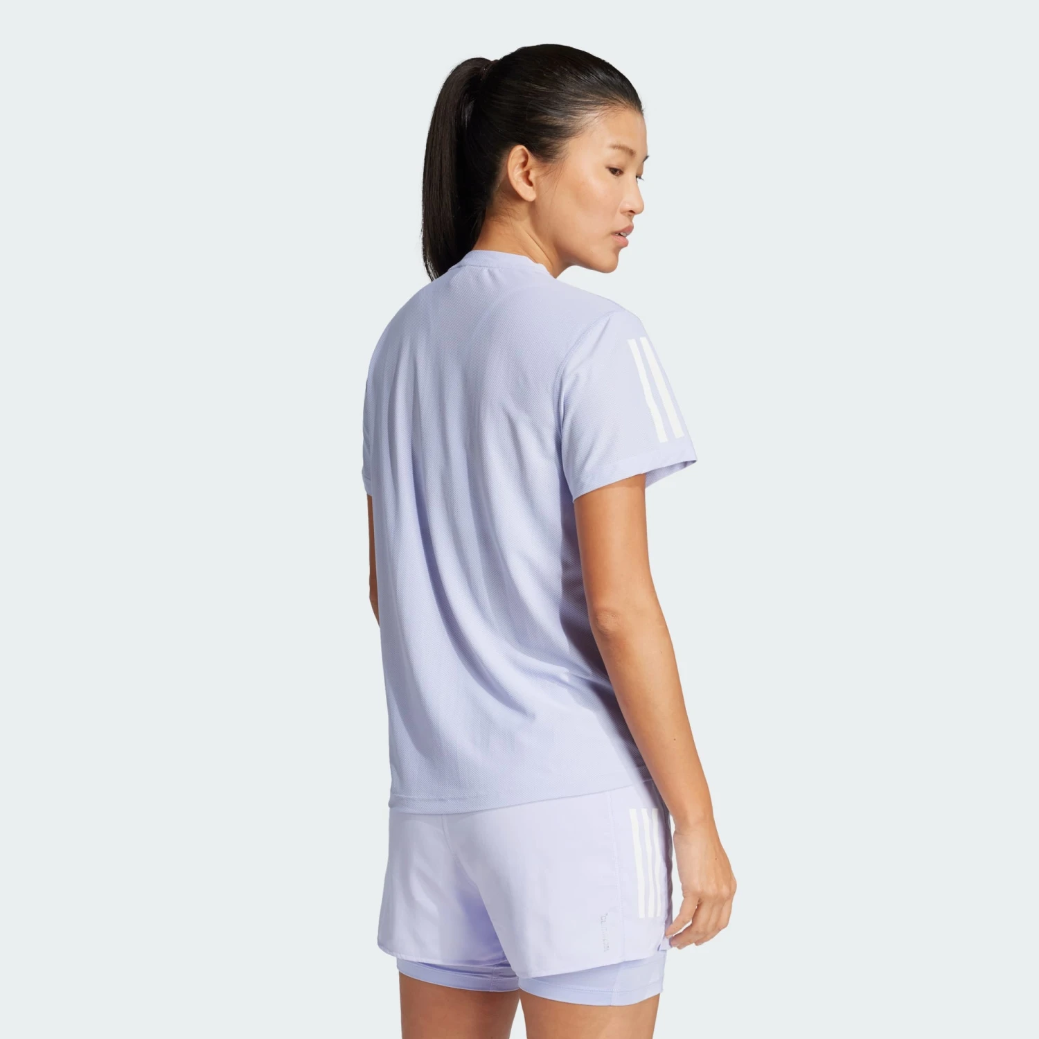 ADIDAS Women's OTR Base Tee (Violet Tone) 2 ADIDAS Women's OTR Base Tee (Violet Tone) - Image 2