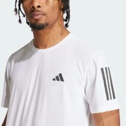 ADIDAS Men's OTR Base Tee (White) 9 ADIDAS Men's OTR Base Tee (White) -Shoes Fashion Store Own the Run Tee White IK7436 42 detail