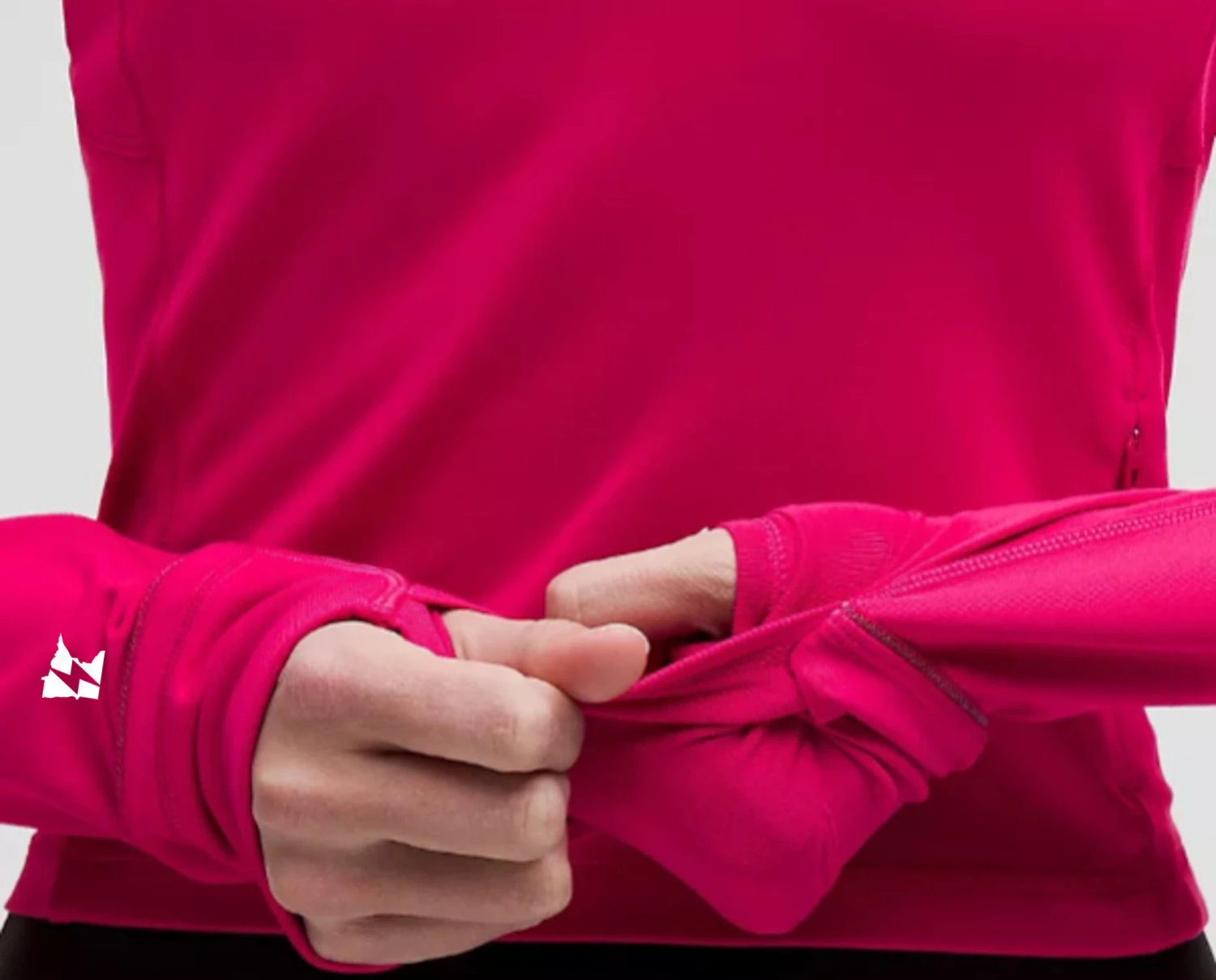 Lululemon Women's It's Rulu Run Cropped Half Zip (Passionate) 3 Lululemon Women's It's Rulu Run Cropped Half Zip (Passionate) - Image 3