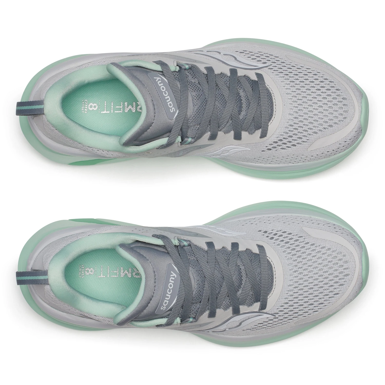Saucony Women’s Omni 22 (200 - Fog/Jade) 4 Saucony Women’s Omni 22 (200 - Fog/Jade) - Image 4