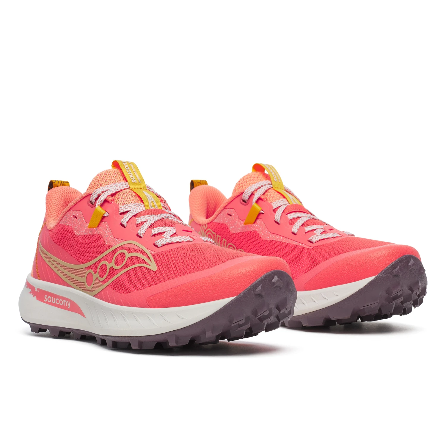 Saucony Women's Peregrine 15 (245 - Coral/Salmon) 3 Saucony Women's Peregrine 15 (245 - Coral/Salmon) - Image 3