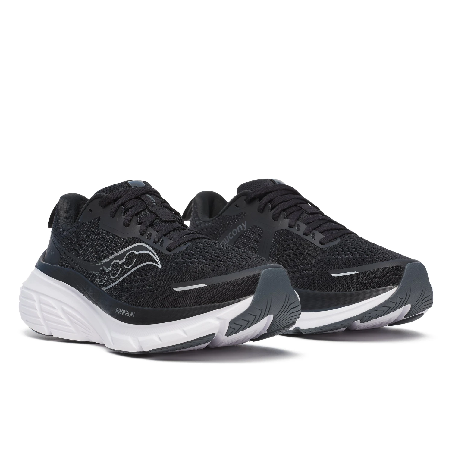 Saucony Women's Guide 18 WIDE (100 - Black/White) 3 Saucony Women's Guide 18 WIDE (100 - Black/White) - Image 3