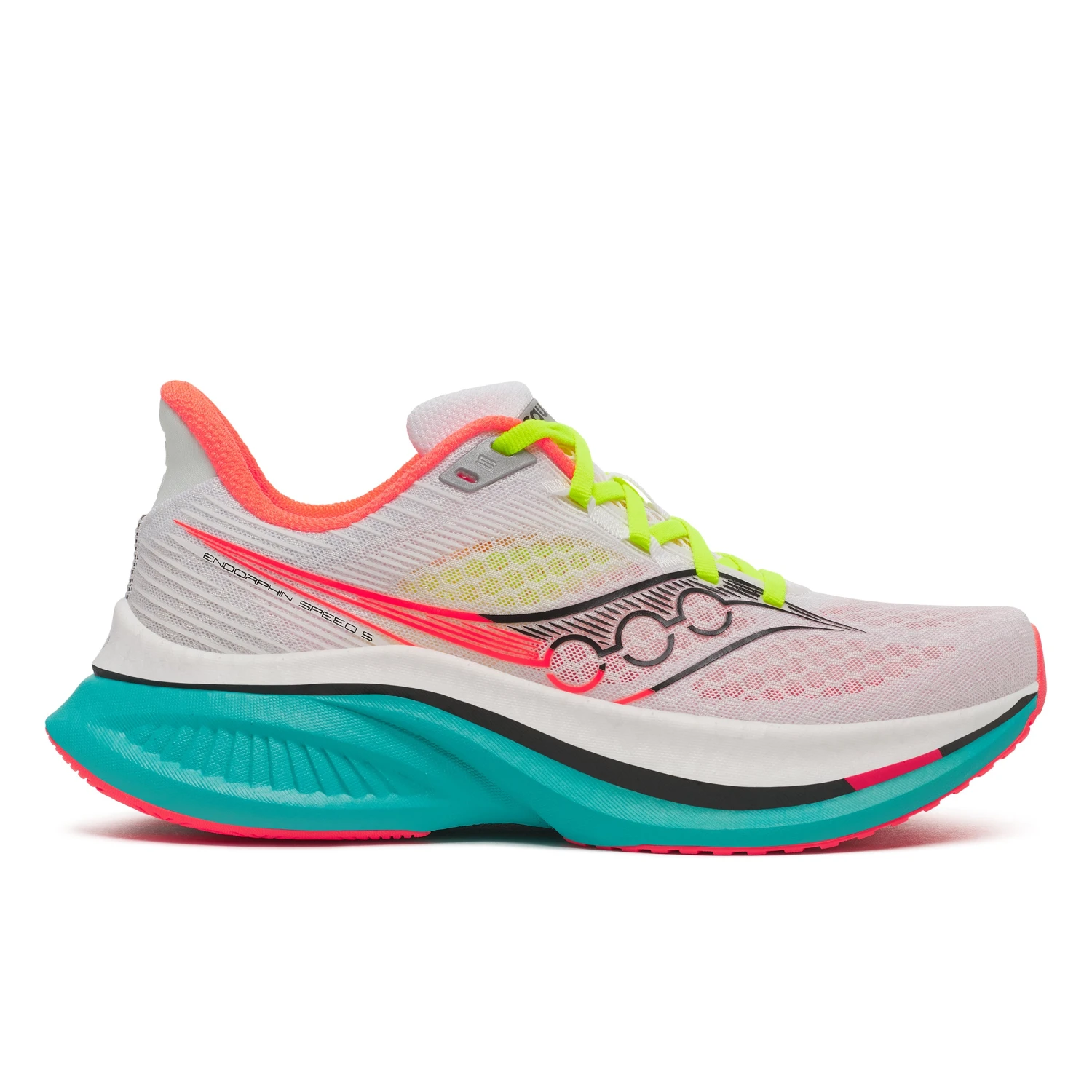 Saucony Women's Endorphin Speed 5 (97 - White/Mutant) 1 Saucony Women's Endorphin Speed 5 (97 - White/Mutant)