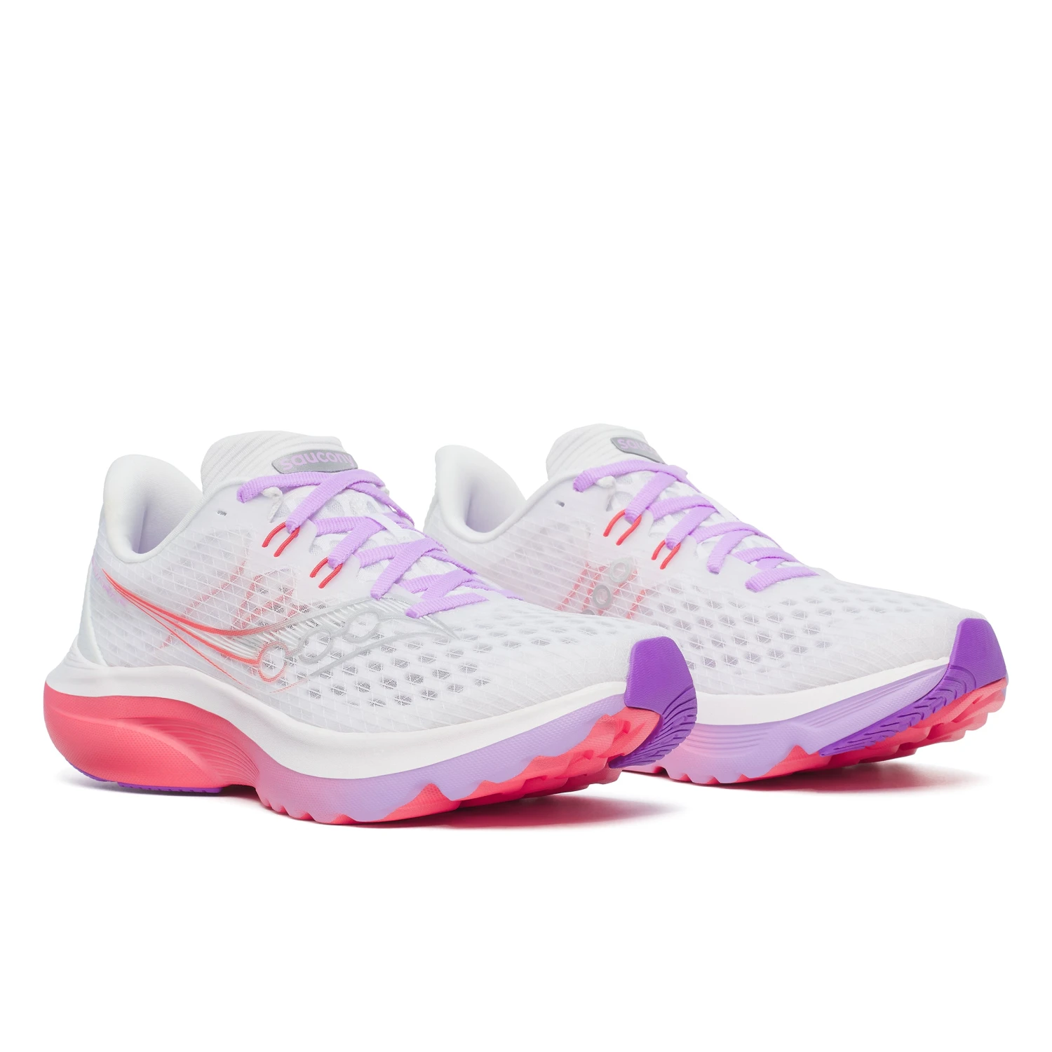 Saucony Women's Kinvara 16 (241 - White/Crocus) 3 Saucony Women's Kinvara 16 (241 - White/Crocus) - Image 3