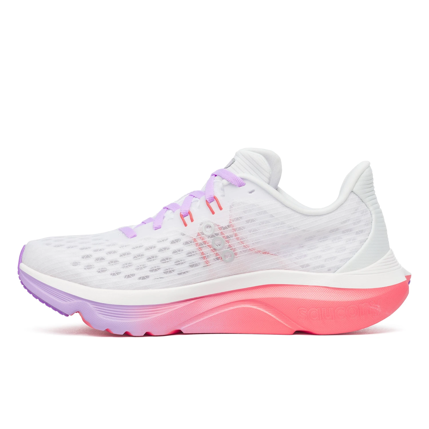Saucony Women's Kinvara 16 (241 - White/Crocus) 2 Saucony Women's Kinvara 16 (241 - White/Crocus) - Image 2