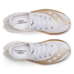 Saucony Men's Endorphin Pro 4 (103 - White/Gold) -Shoes Fashion Store S20939 103 5