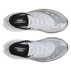 Saucony Men's Endorphin Pro 4 (201 - White/Silver) -Shoes Fashion Store S20939 201 5