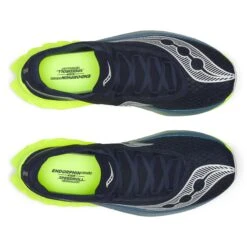 Saucony Men's Endorphin Pro 4 (222 - Navy/Citron) -Shoes Fashion Store S20939 222 5