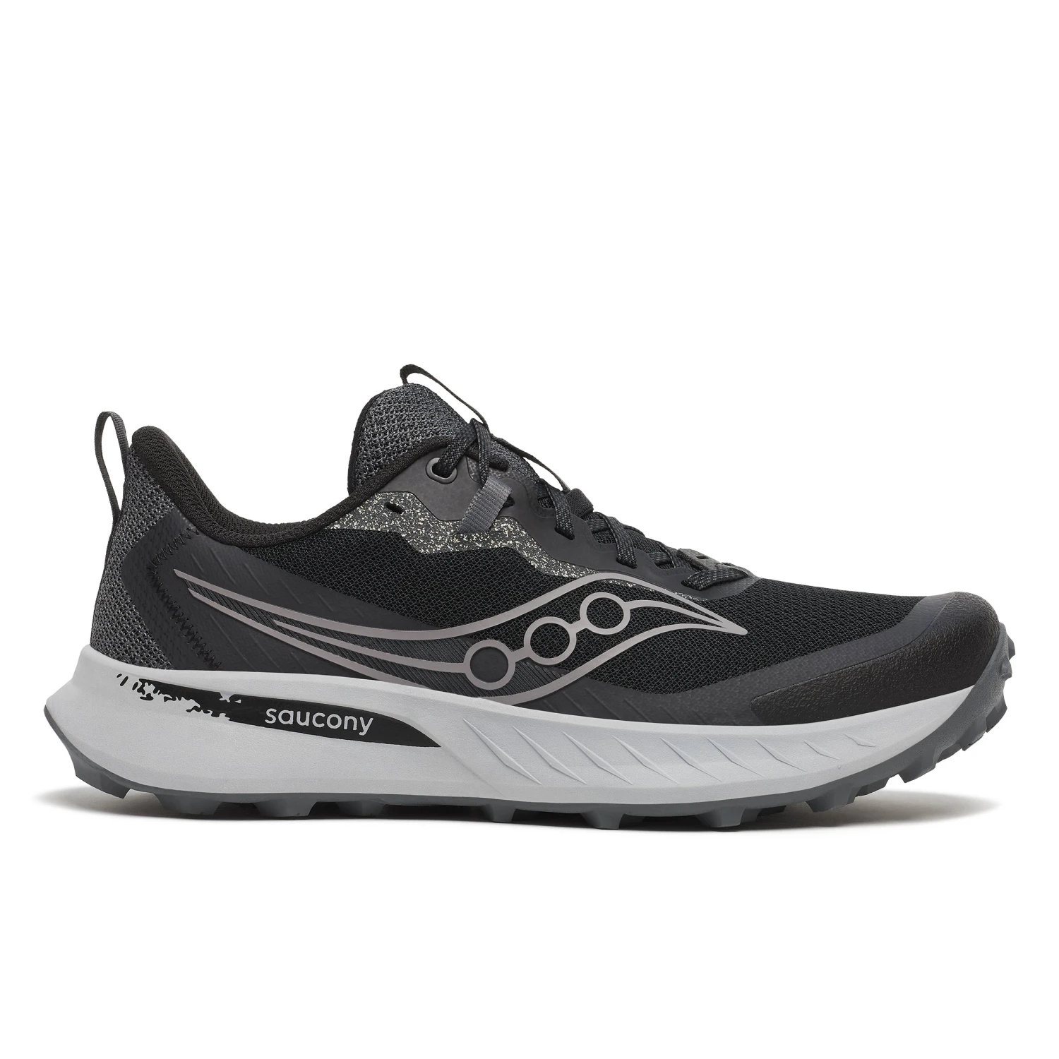 Saucony Men's Peregrine 15 (100 - Black/Shadow) 1 Saucony Men's Peregrine 15 (100 - Black/Shadow)