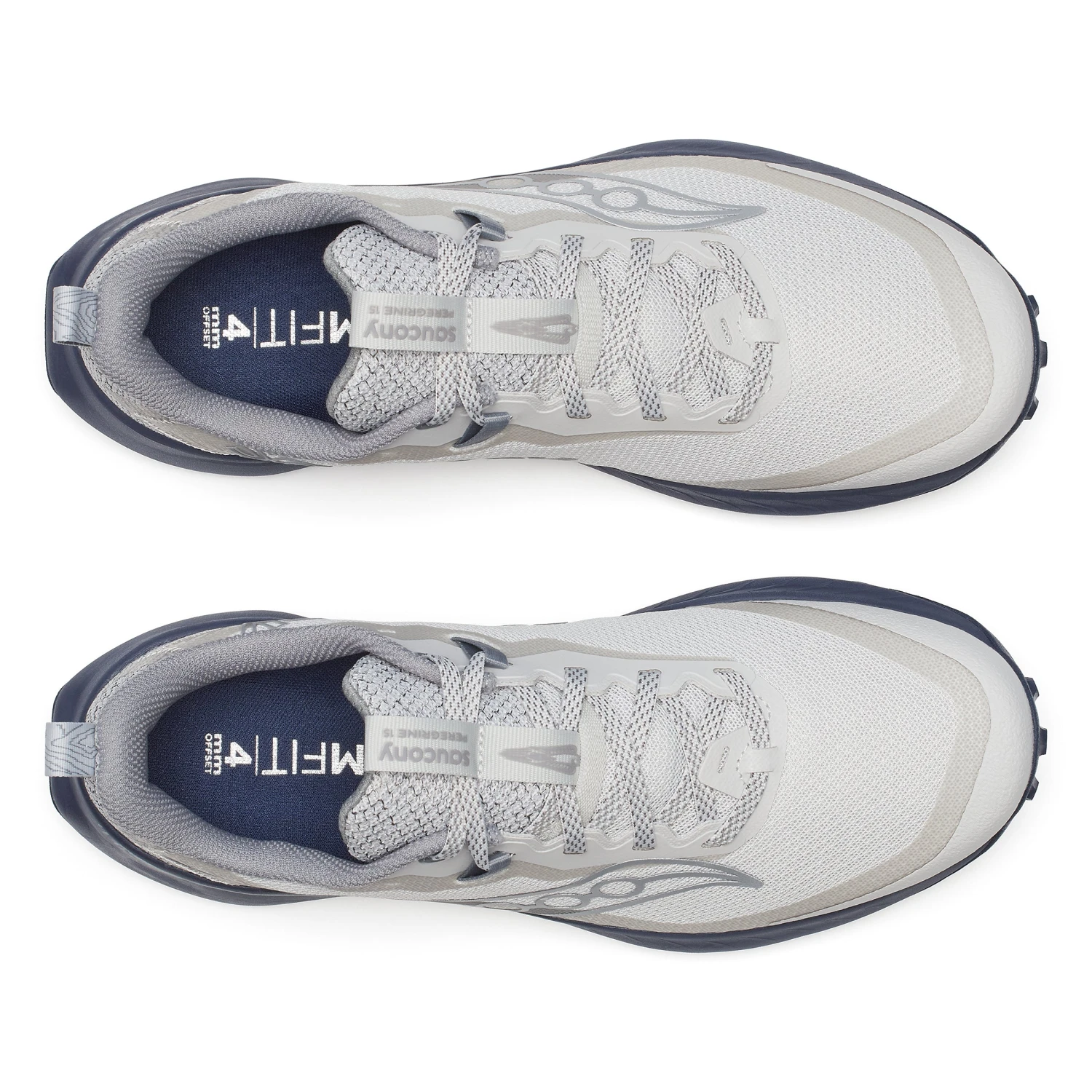 Saucony Men's Peregrine 15 (210 - Arctic/Navy) 4 Saucony Men's Peregrine 15 (210 - Arctic/Navy) - Image 4