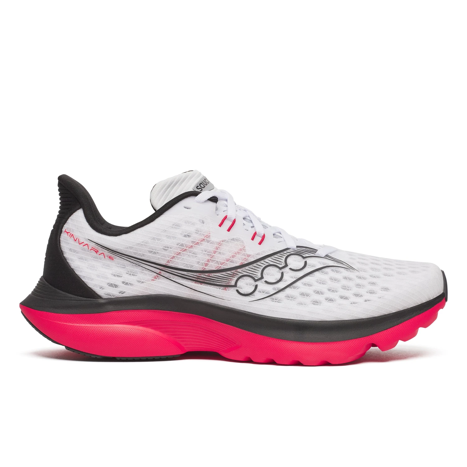 Saucony Men's Kinvara 16 (01 - White/Red) 1 Saucony Men's Kinvara 16 (01 - White/Red)