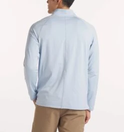 Men's Interlock Quarter Zip (Sky Blue) -Shoes Fashion Store SS24 30