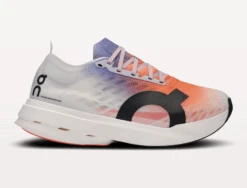 On Women's Cloudboom Strike (White/Flame)