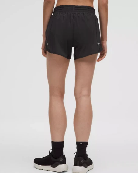 Lululemon Women’s Hotty Hot High Rise Short 4” *Lined (Black) 2 Lululemon Women’s Hotty Hot High Rise Short 4” *Lined (Black) - Image 2