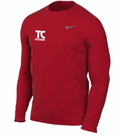 Nike Men’s TCRC Legend Long Sleeve Tee (657 - University Red)