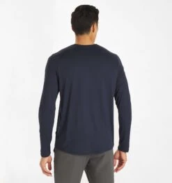 Men's Ultra Long Sleeve (Midnight Navy) -Shoes Fashion Store ULTRA LONGSLEEVE MIDNIGHT NAVY 1