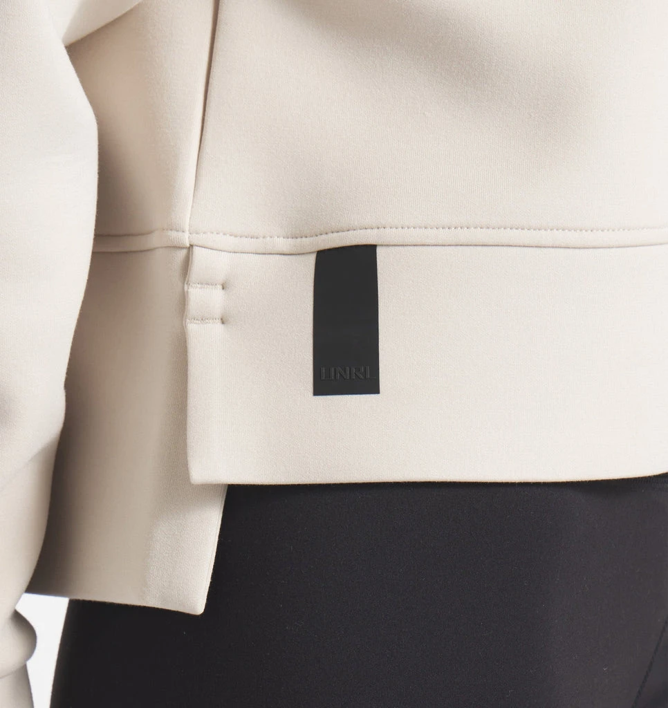 Women's LuxBreak Oversized Hoodie (Sand) 3 Women's LuxBreak Oversized Hoodie (Sand) - Image 3